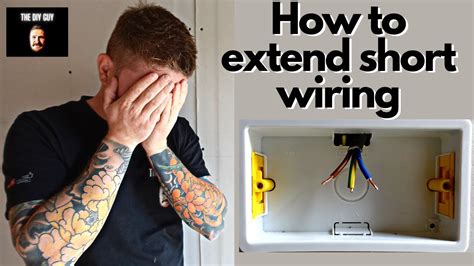 electrical wires in junction box too short|fix short wires inside electrical box.